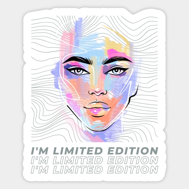 I'm limited edition Sticker by Graphica01